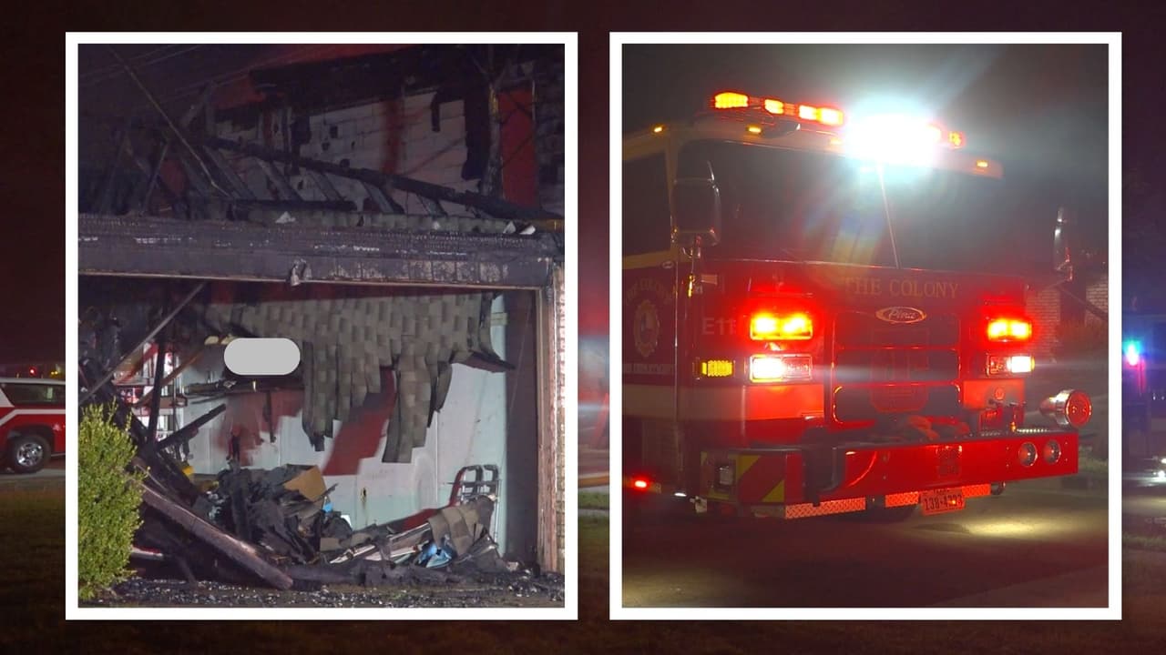 Un fuerte incendio afecta varias casas en The Colony, testigo revela lo que sucedió 