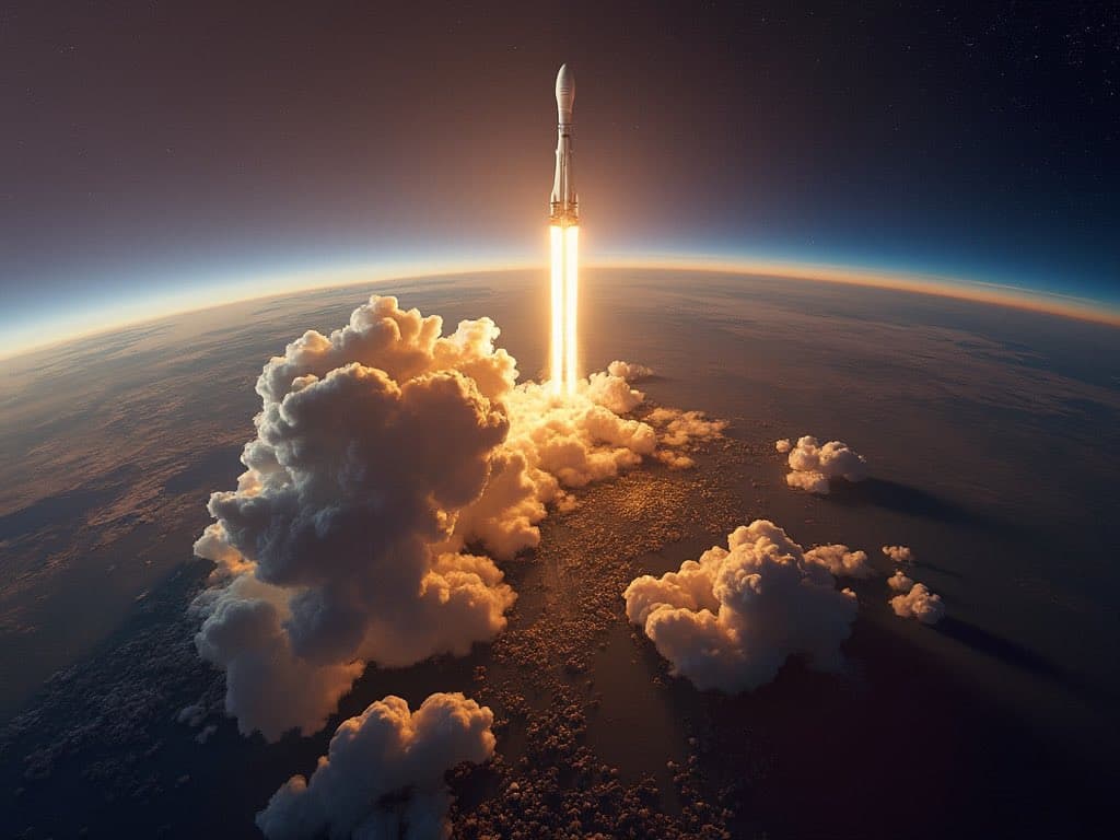 Noticias 23 muestra en vivo el lanzamiento al espacio de la misión Polaris Dawn