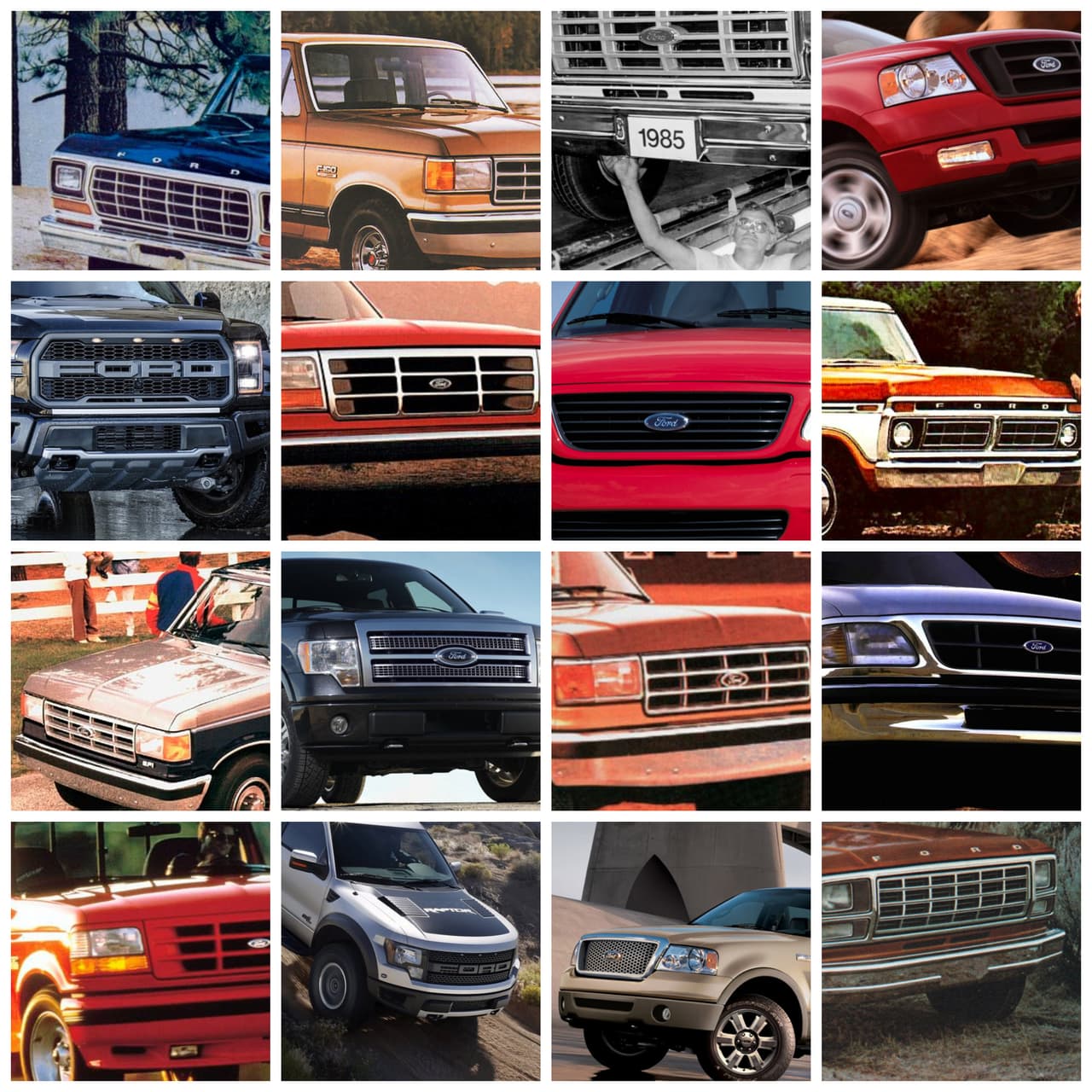 <b><a href="http://www.univision.com/noticias/ford" target="_blank">Ford</a></b> designo como la 
<b>Serie-F a la primera línea de pickups Ford de la postguerra presentada al final de 1947 como modelo 1948</b>. Los camiones F-1, F-2, F-3 y F-4 formaban parte de una línea de también comprendía camiones chasis y vehículos de carga pesada. Casi 30 años más tarde, 
<b>en 1977 la Serie-F se convirtió la línea de camionetas pickup más vendida en los Estados Unidos puesto que ha mantenido desde entonces</b>.
<br>