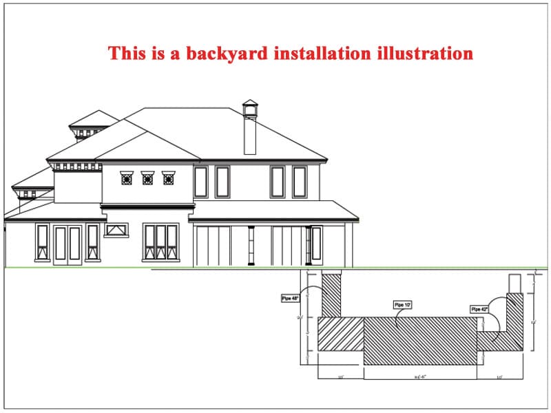 Los refugios subterráneos pueden ser instalados en jardines o patios traseros, pero también en terrenos particulares.
