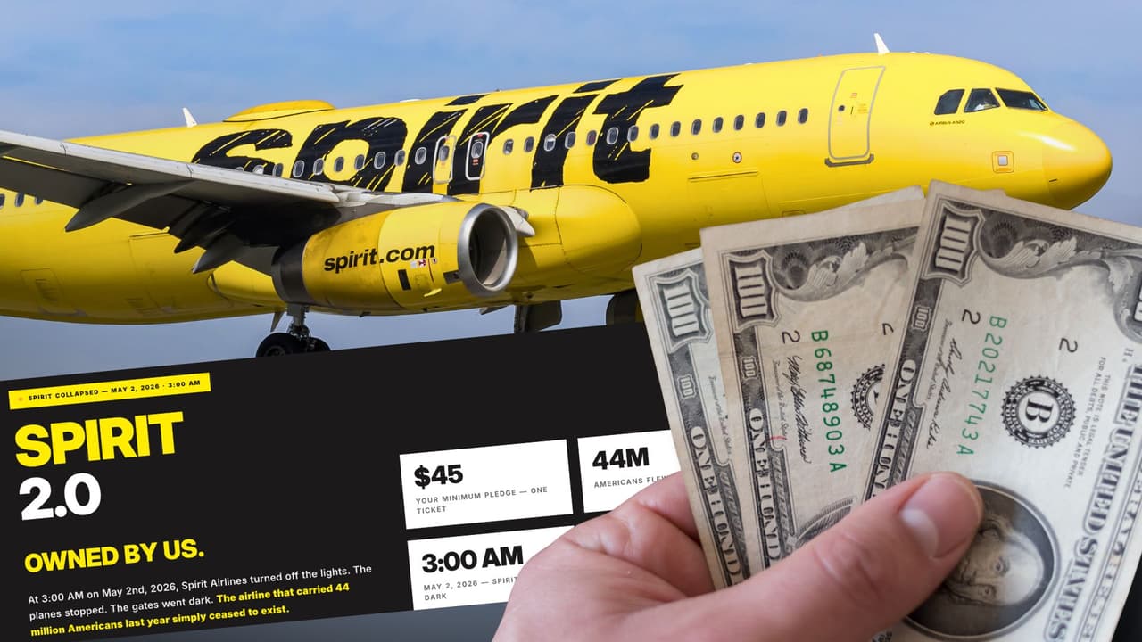 Actor de Los Ángeles lanza campaña para comprar Spirit Airlines entre todos