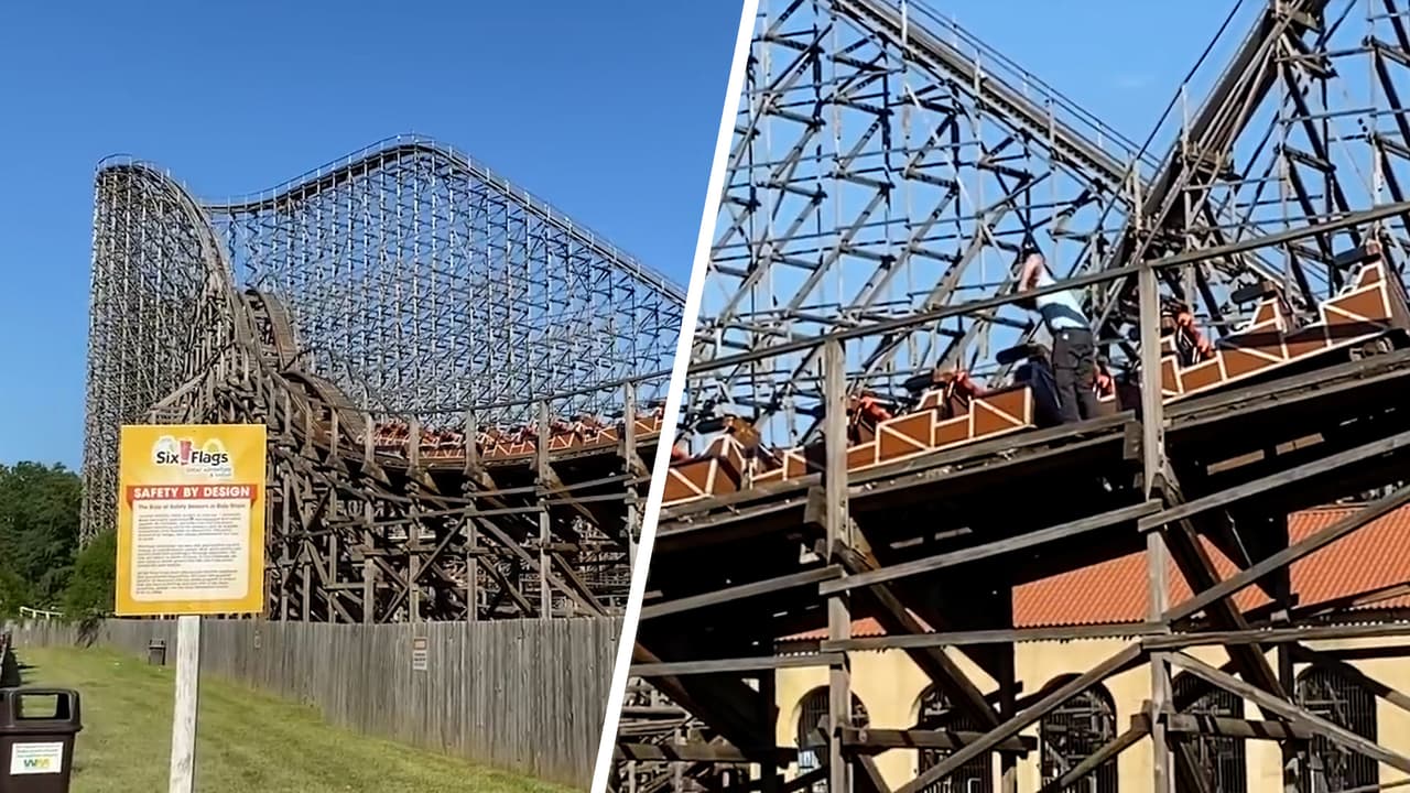 Esta montaña rusa en Six Flags Nueva Jersey cerrará indefinidamente por daños estructurales
