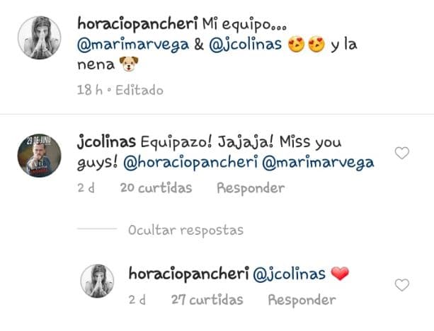 Javier Colinas, productor de 'El juego de llaves', reaccionó a la publicación de Pancheri dando a entender el término de este proyecto.