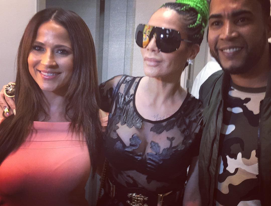 Jackie Guerrido y Don Omar se reencuentran ante las cámaras