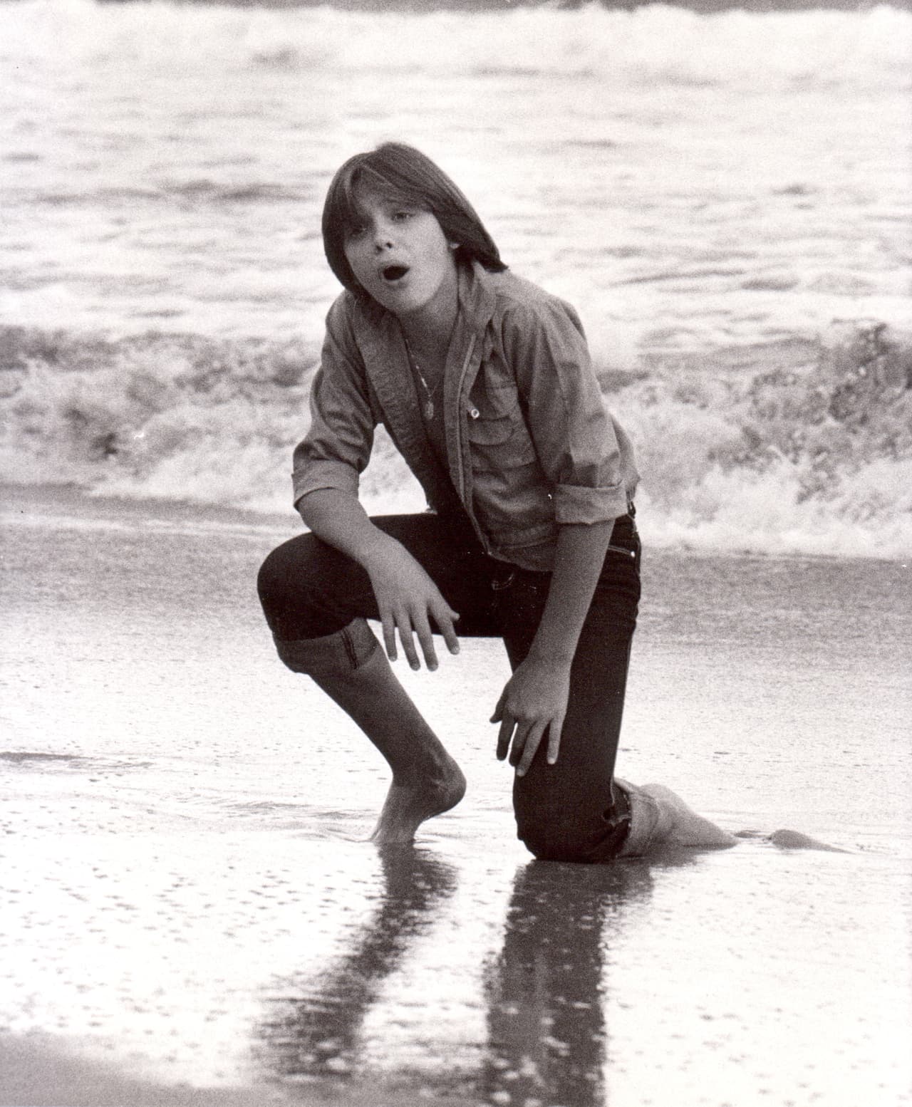 Luis Miguel graba un video para su segundo disco, "Directo al Corazón"/México, 1982.