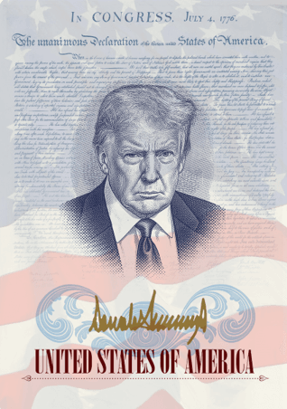 EEUU lanzará pasaportes con la imagen de Trump por su 250 aniversario: así será el diseño especial