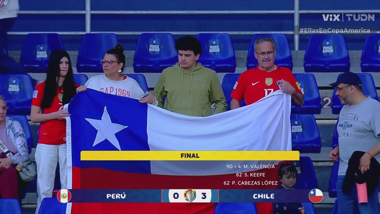 ¡Chile asume liderato del Grupo A en la Copa América Femenina!