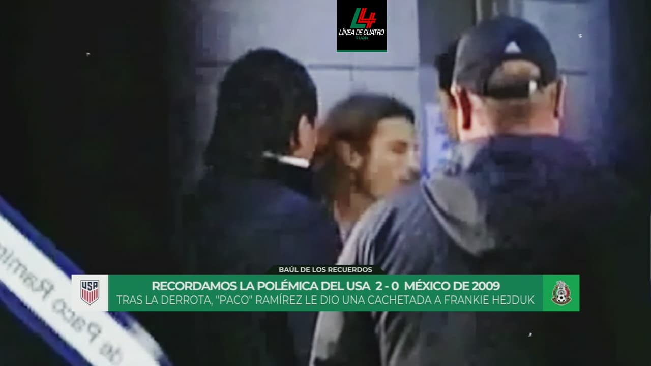 Video: Cuando un Auxiliar del Tri cacheteó a Frankie Hejduk