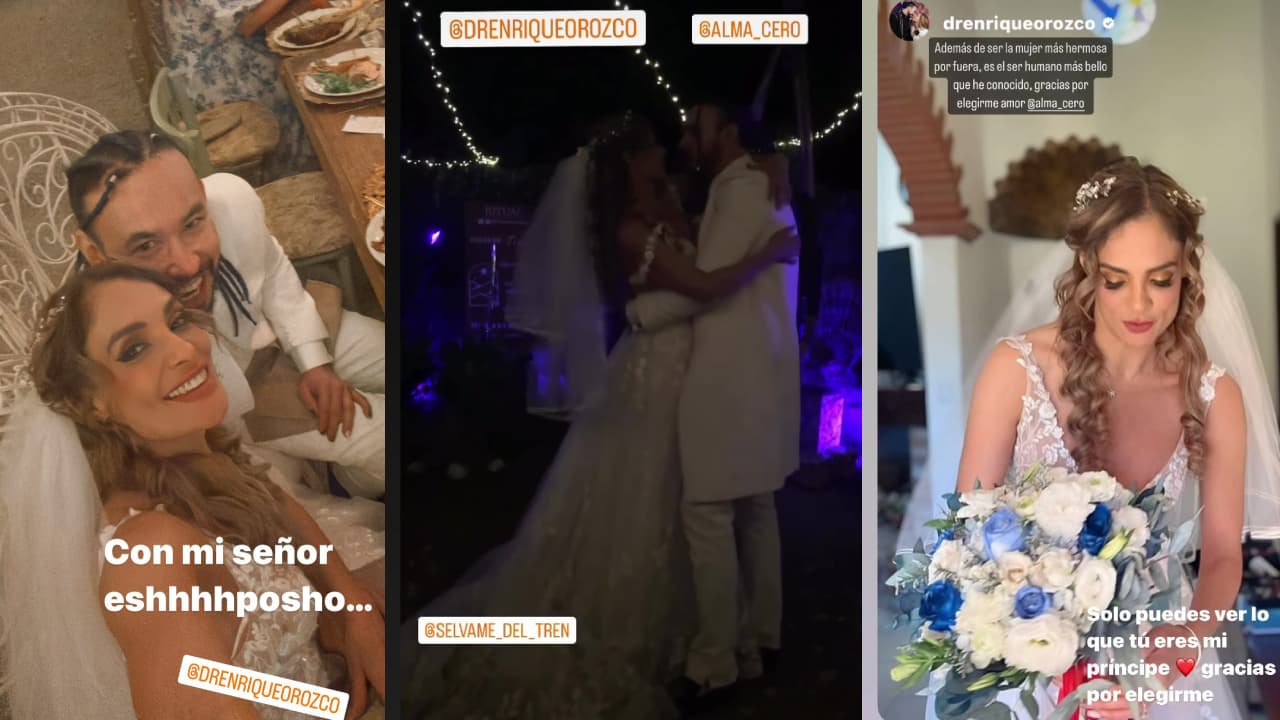 Así fue la boda de Alma Cero, actriz de 'Minas de Pasión'.