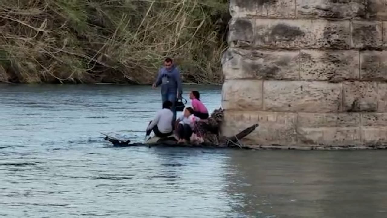 Migrantes colombianos quedan varados en Río Bravo y rechazan ayuda mexicana; buscaban auxilio de EEUU