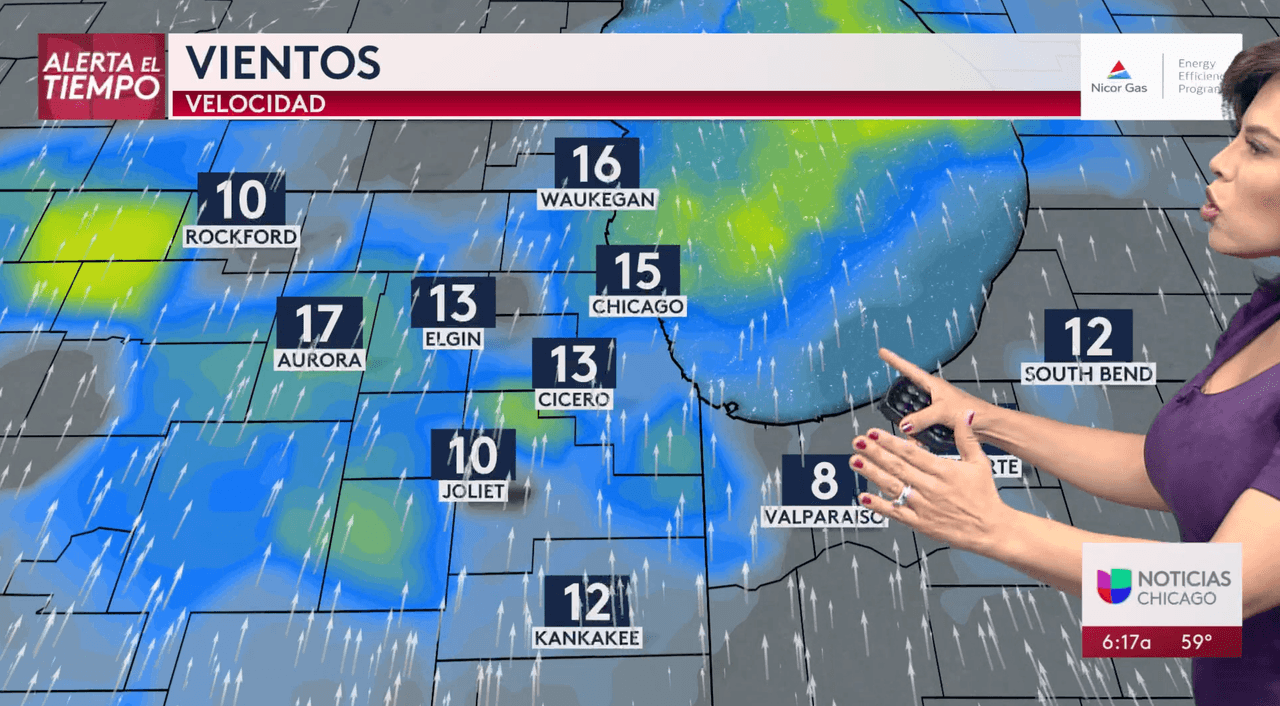 Los días secos llegan a su fin, este martes Chicago enfrenta posibilidad de tormentas severas, fuertes vientos y récord de temperatura