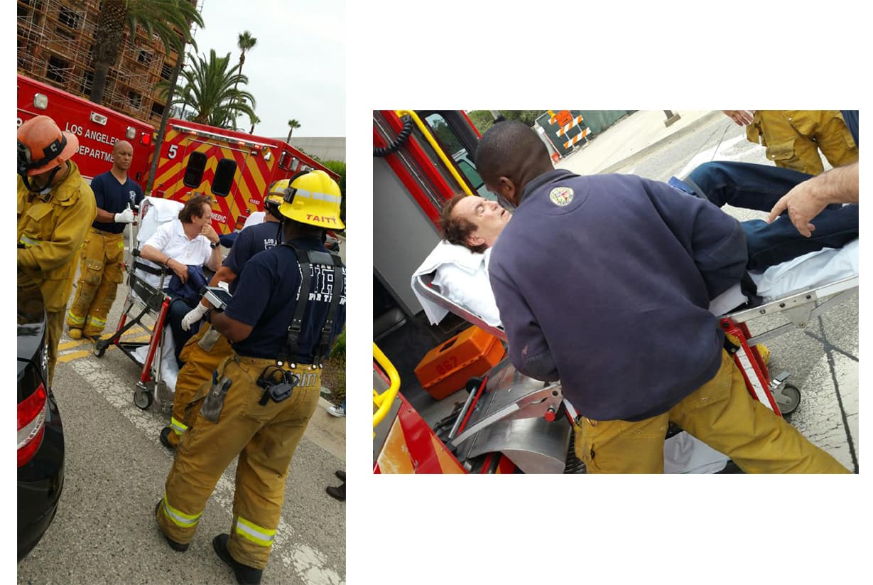 El cantante español de música romántica Dyango resultó herido tras sufrir un accidente automovilístico