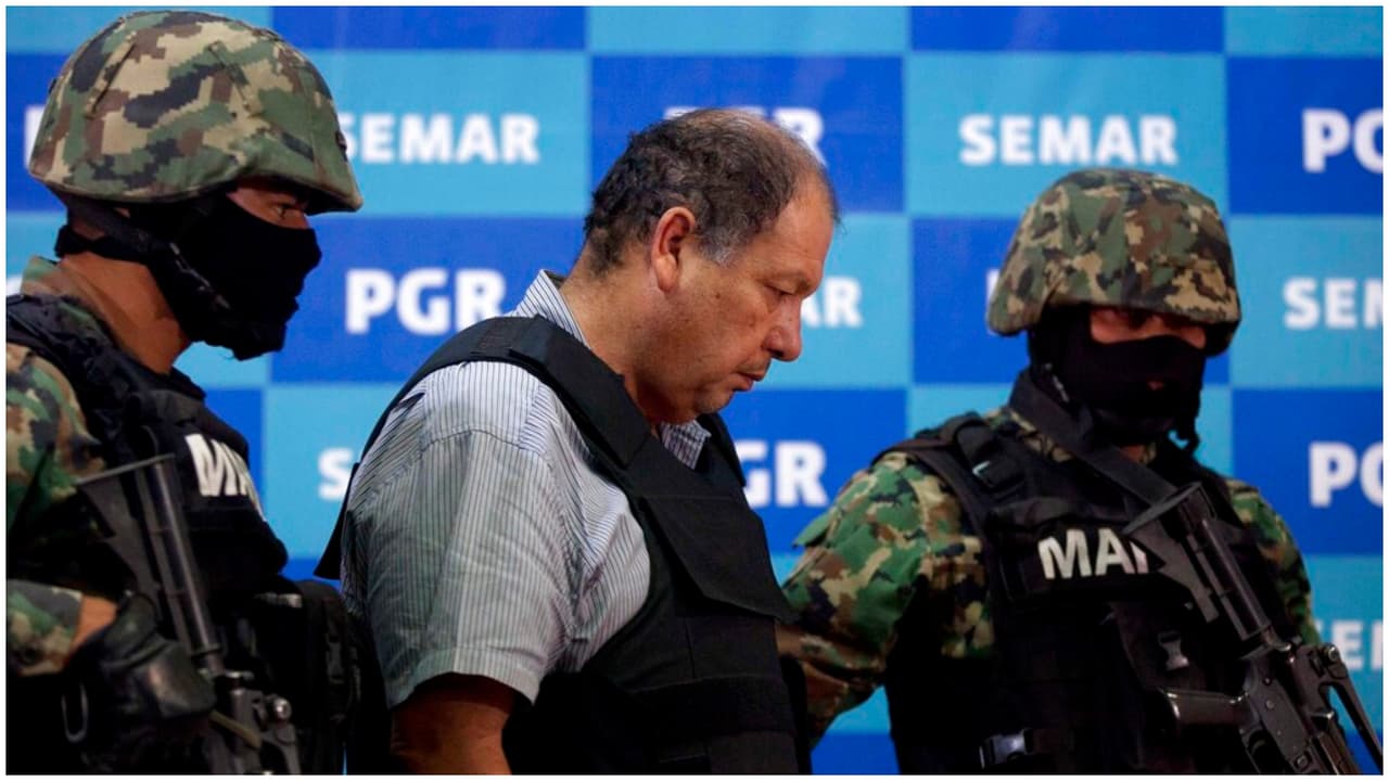 Mario Cárdenas Gullén, lider del cártel del Golfo fue detenido por elementos de la Marina de México.