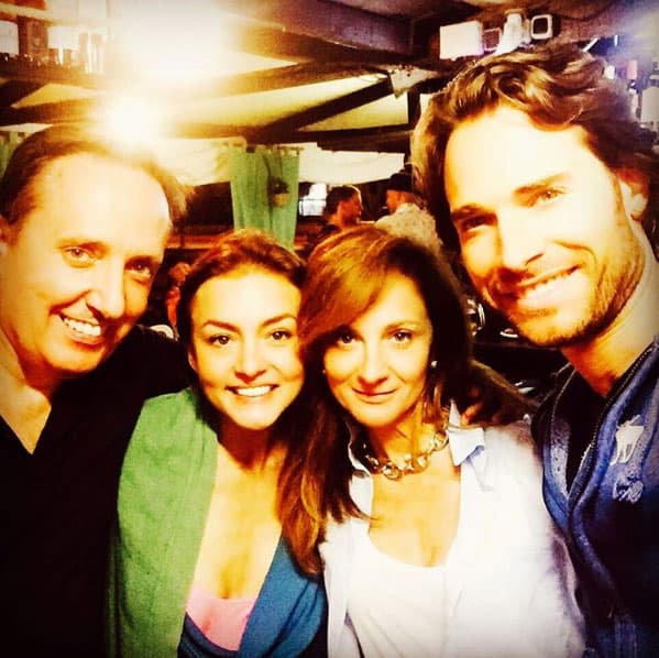 La primera parada fue España, donde reside la familia de Sebastián.