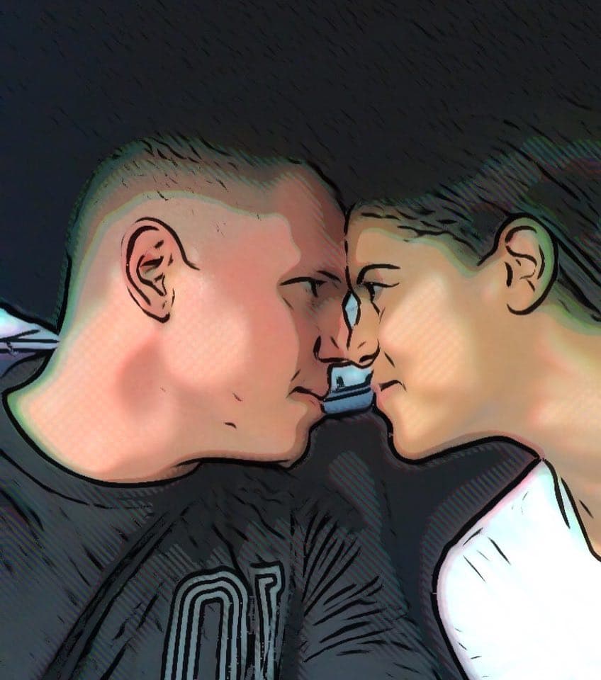 Francisca Lachapel y Francesco Zampogna comparten el gusto por el ejercicio y al igual que otras parejas ven en esta actividad una opción más para fortalecer su lazos emocionales.