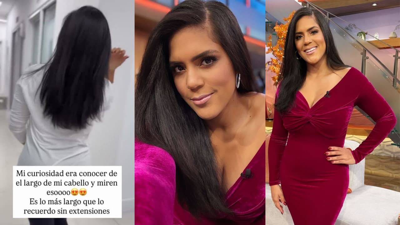 Francisca regresó al cabello lacio.