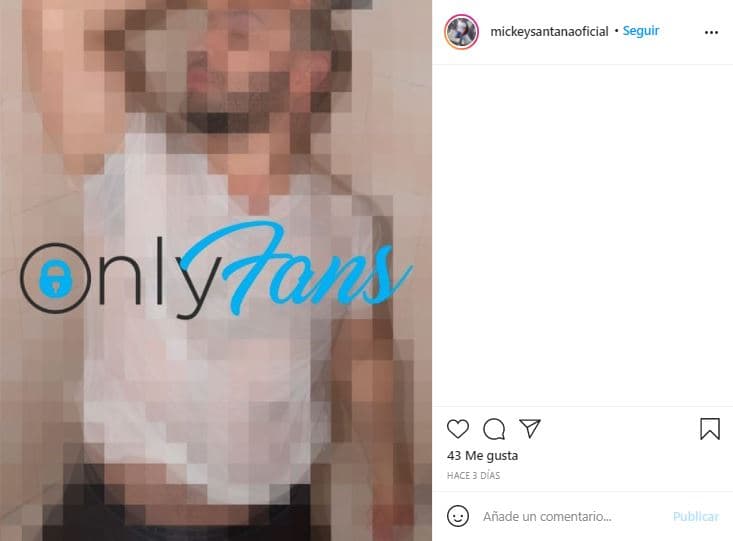 Santana invitó a sus más de 12 mil seguidores a que se suscriban a su cuenta por 50 dólares al mes, para que tengan acceso a su nuevo contenido.