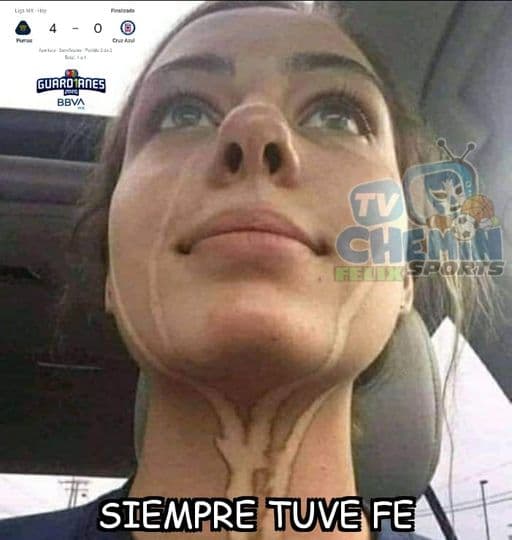 Los memes se regocijan con la derrota de Cruz Azul y las redes sociales se inundan de burlas hacia la máquina.