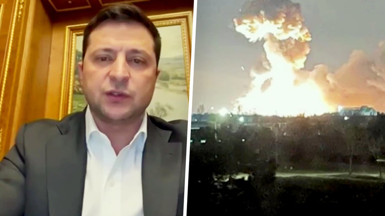<b>Video: Primeras imágenes de la invasión de Rusia a Ucrania: los bombardeos en Kiev y otras ciudades</b>
<br>
<br>Volodimir Zelensky confirmó que tuvo una conversación con el presidente Joe Biden, esto tras la operación militar de Rusia en territorio ucraniano registrada desde las 5:00 am, hora local. Hasta el momento, se reportan nueve regiones bajo ataque y 40 muertes en los bombardeos, incluidos soldados y civiles.