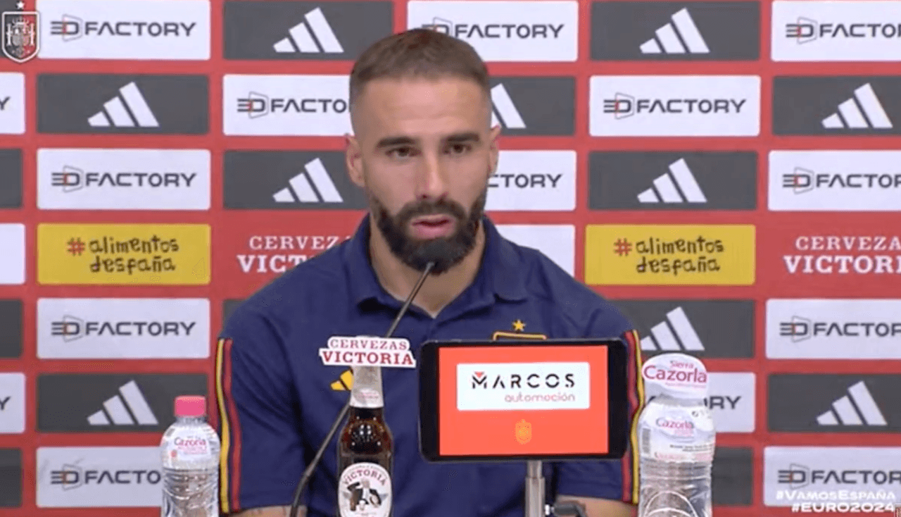 Dani Carvajal abogó por la "presunción de inocencia" en el 'caso Rubiales'