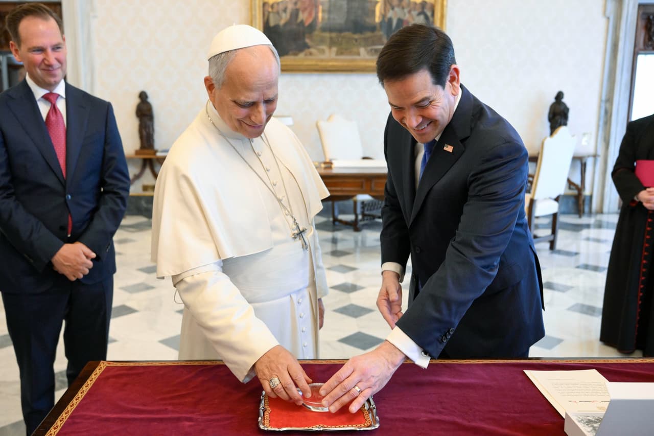 Papa León XIV recibe a Marco Rubio en el Vaticano; estos fueron los temas que discutieron
