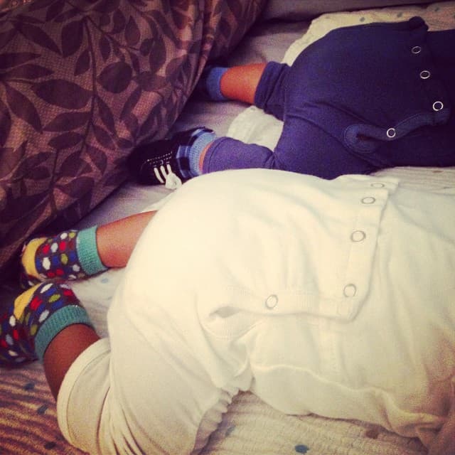 Las fotos más 'cute' de Bowie y Cy.