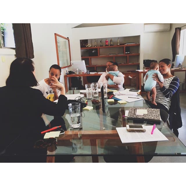 Las fotos más 'cute' de Bowie y Cy.