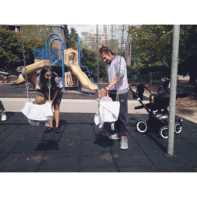 Las fotos más 'cute' de Bowie y Cy.