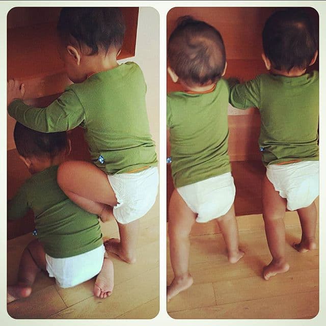 Las fotos más 'cute' de Bowie y Cy.