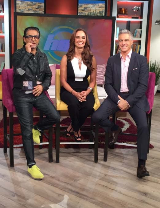 Lupita estuvo muy feliz de visitar Hoy.