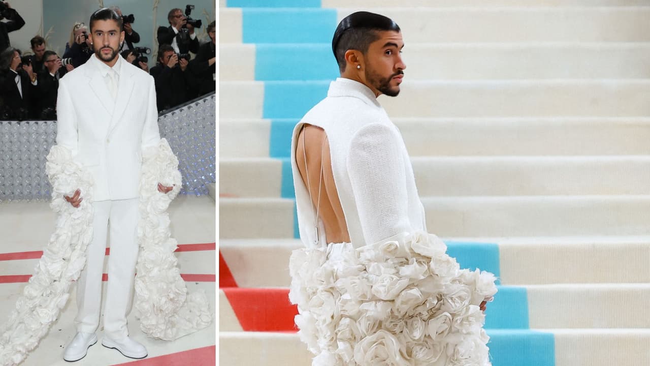 Bad Bunny en la Met Gala 2023.