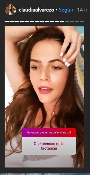 Al abordar el tema de la lactancia materna, la esposa de Billy Rovzar aseguró estar totalmente a favor de hacerlo: "Sí, obviamente le voy a dar pecho (a mi hija)". 
<br>