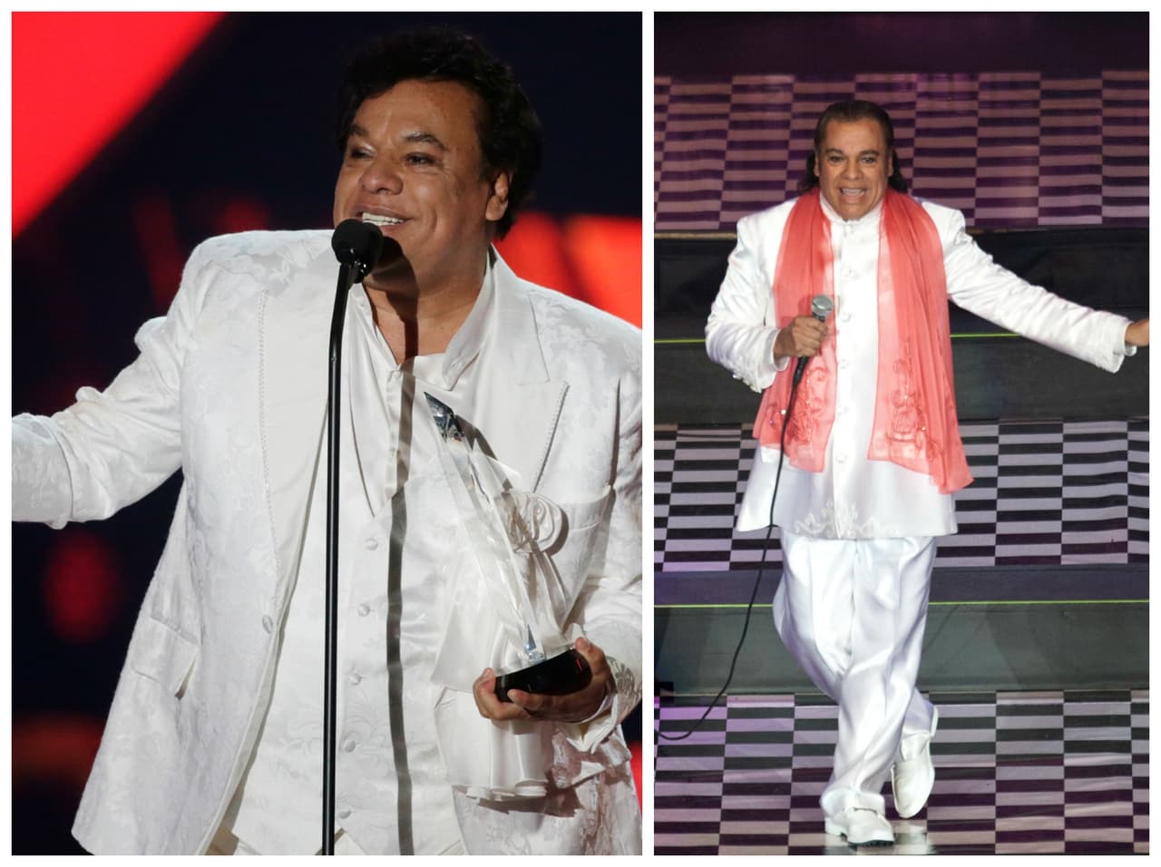 Son múltiples las apariciones en las que Juan Gabriel eligió subirse al escenario vestido todo de blanco.