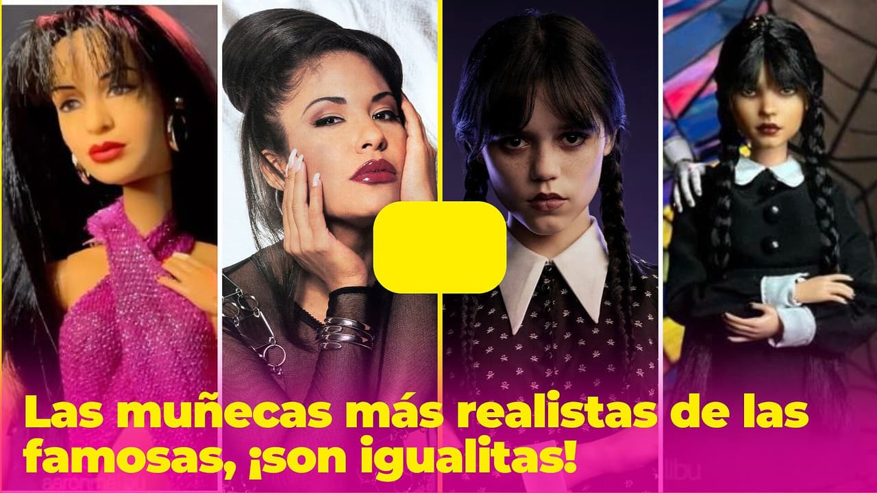 Las muñecas más realistas de las famosas: Taylor Swift y Merlina son igualitas