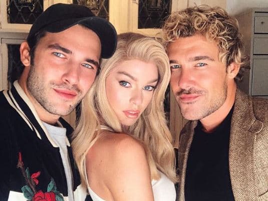 Si bien a los seguidores de Ana Brenda Contreras les tomó por sorpresa la instantánea junto a Morelli, lo cierto es que su vínculo con estos hermanos italianos inició hace un par de años atrás.