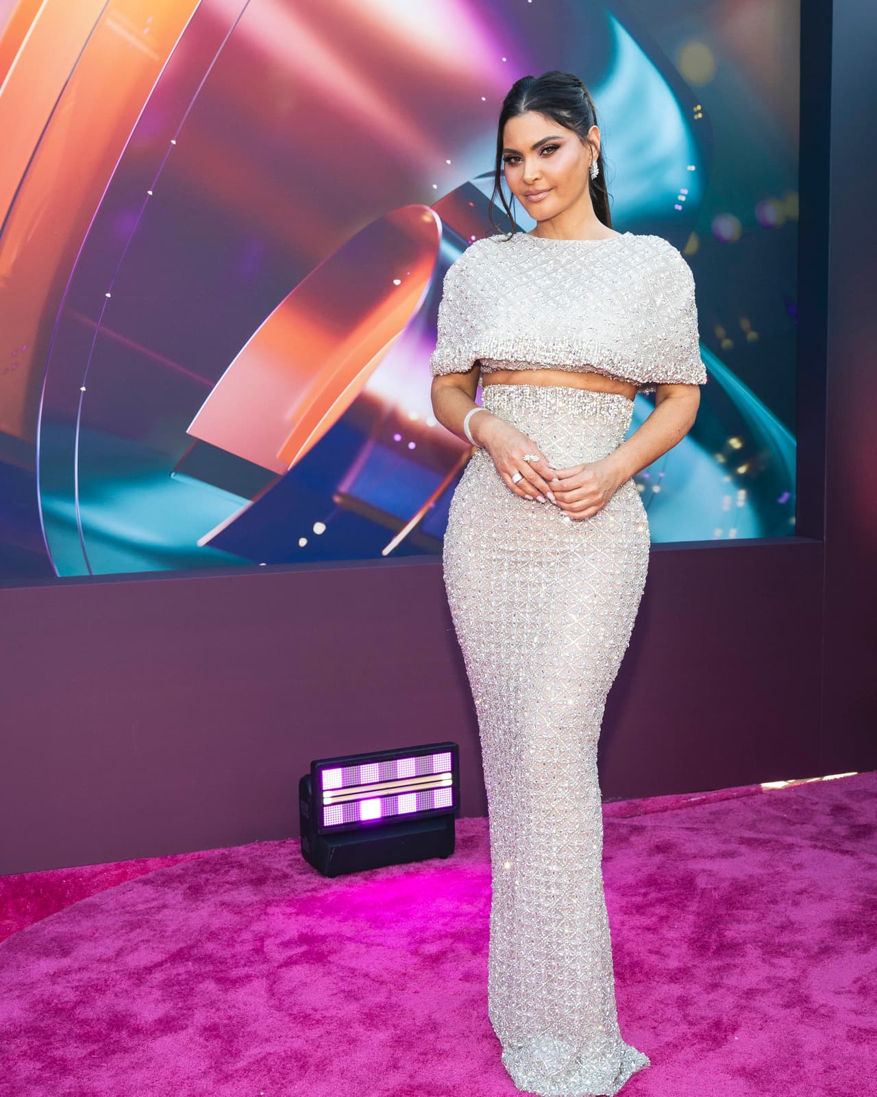 Chiquinquirá Delgado eligió este sofisticado diseño para la alfombra.