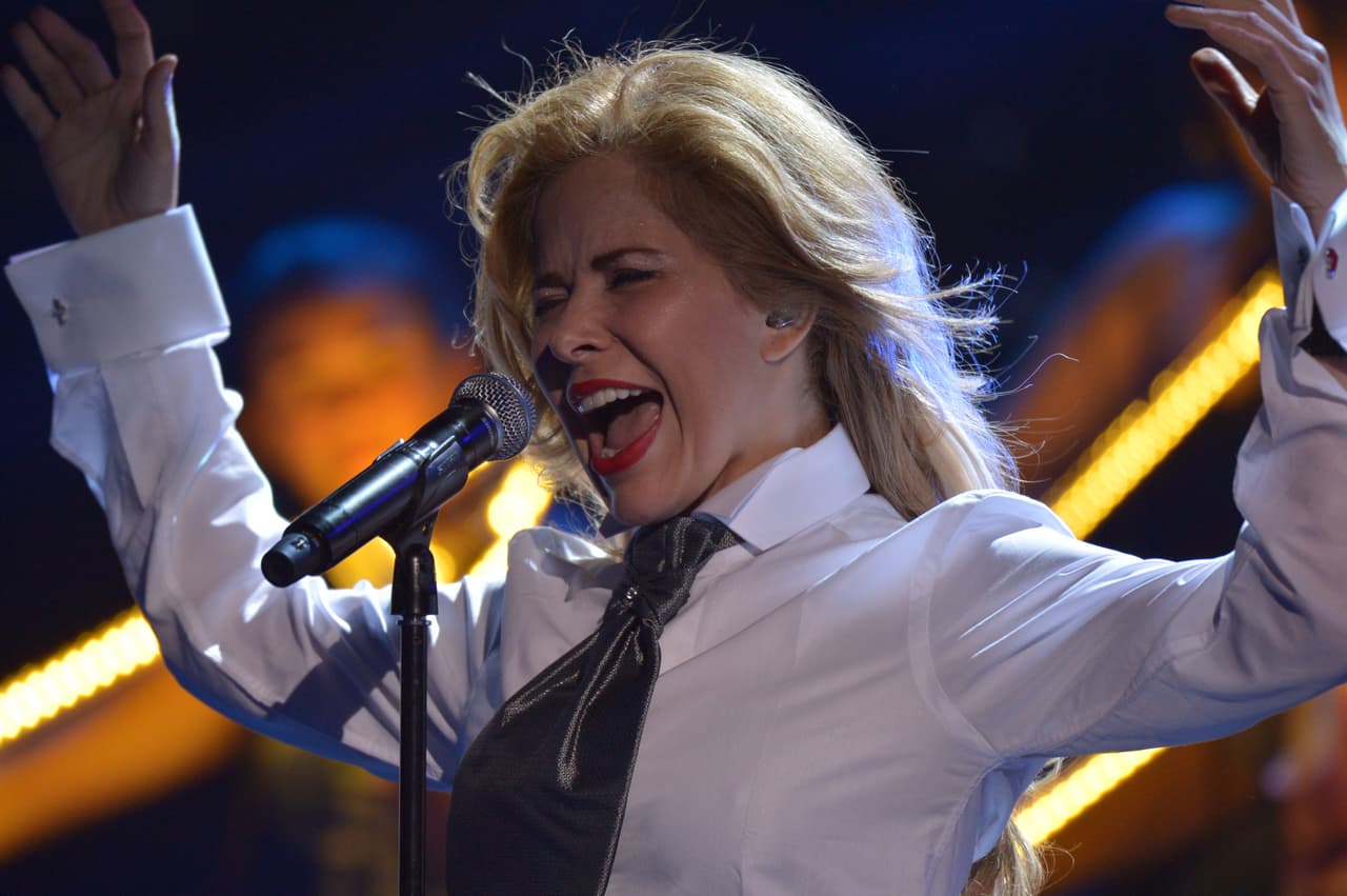 También se apasionó a la hora de cantar, ¿qué sorpresas nos dará la gran noche?