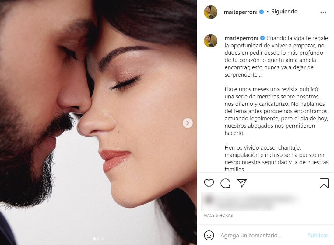 A través de un comunicado, la pareja compartió su felicidad y señaló que lo publicado por TVNotas fueron "mentiras". Sin dar mayores detalles, dieron su versión sobre 
<b>cómo surgió su amor.</b>
<br>