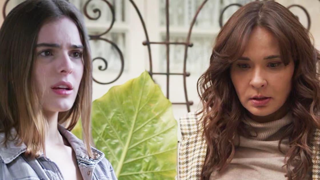 Aura se comunica con Mónica | Hermanas, Un Amor Compartido | Capítulo 47
