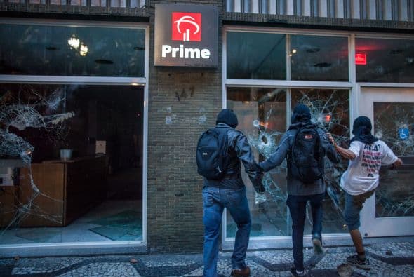 La marcha fue promovida por varias organizaciones sociales.