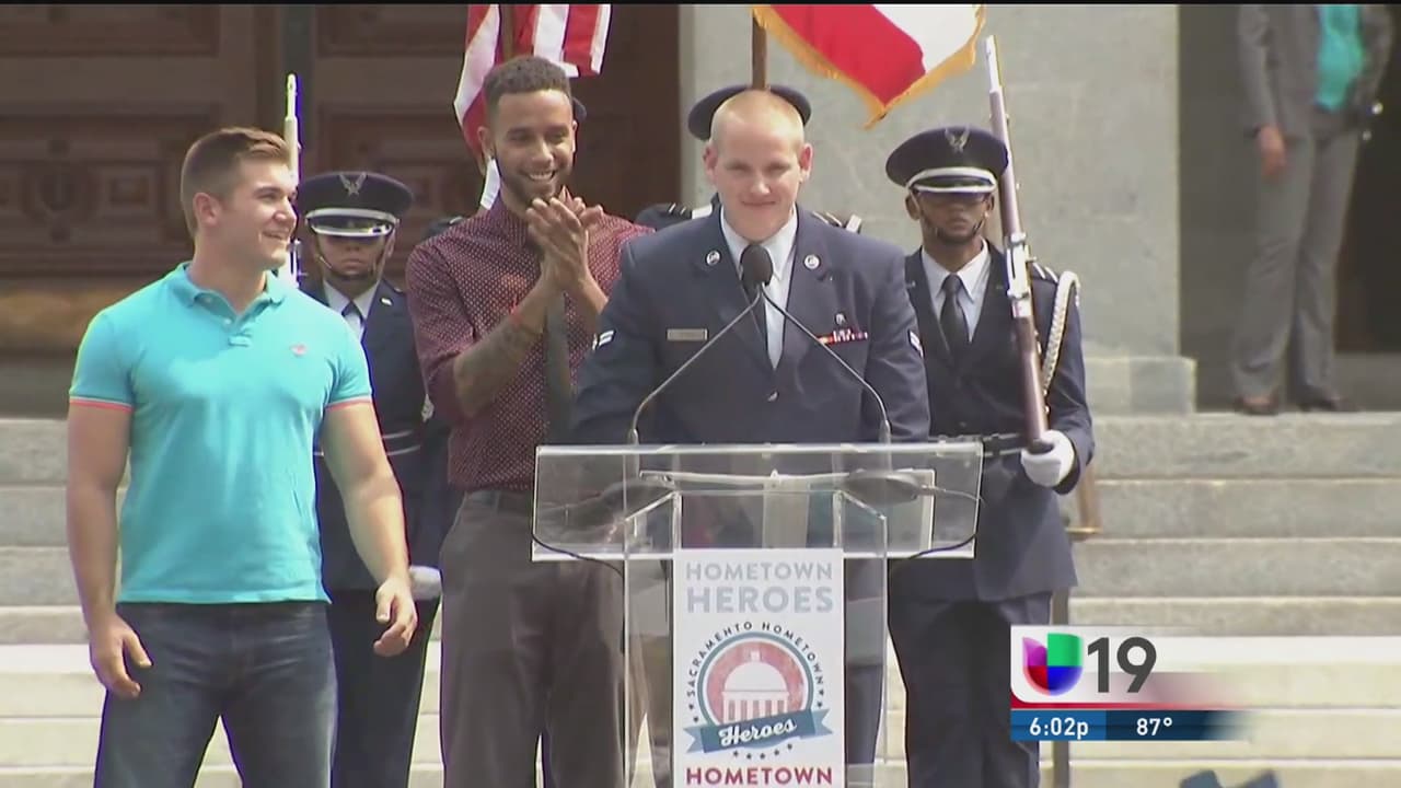 Spencer Stone, el 'héroe de Sacramento', fue apuñalado