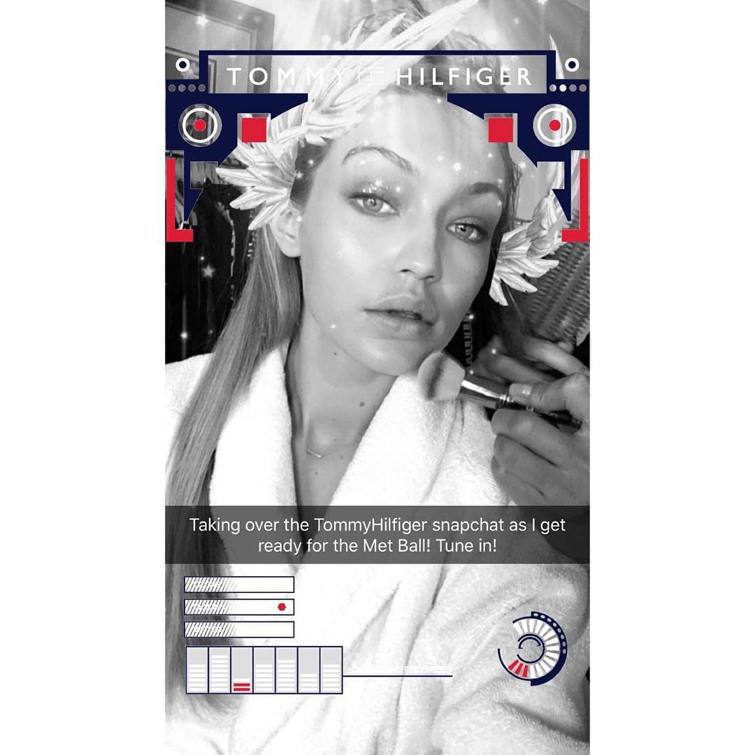 Gigi Hadid ya parece un ángel.