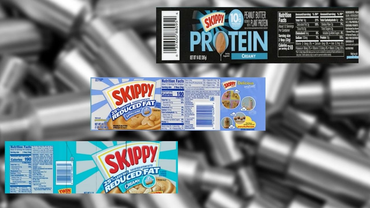 Skippy retira mantequilla de maní que podría contener fragmentos de acero inoxidable