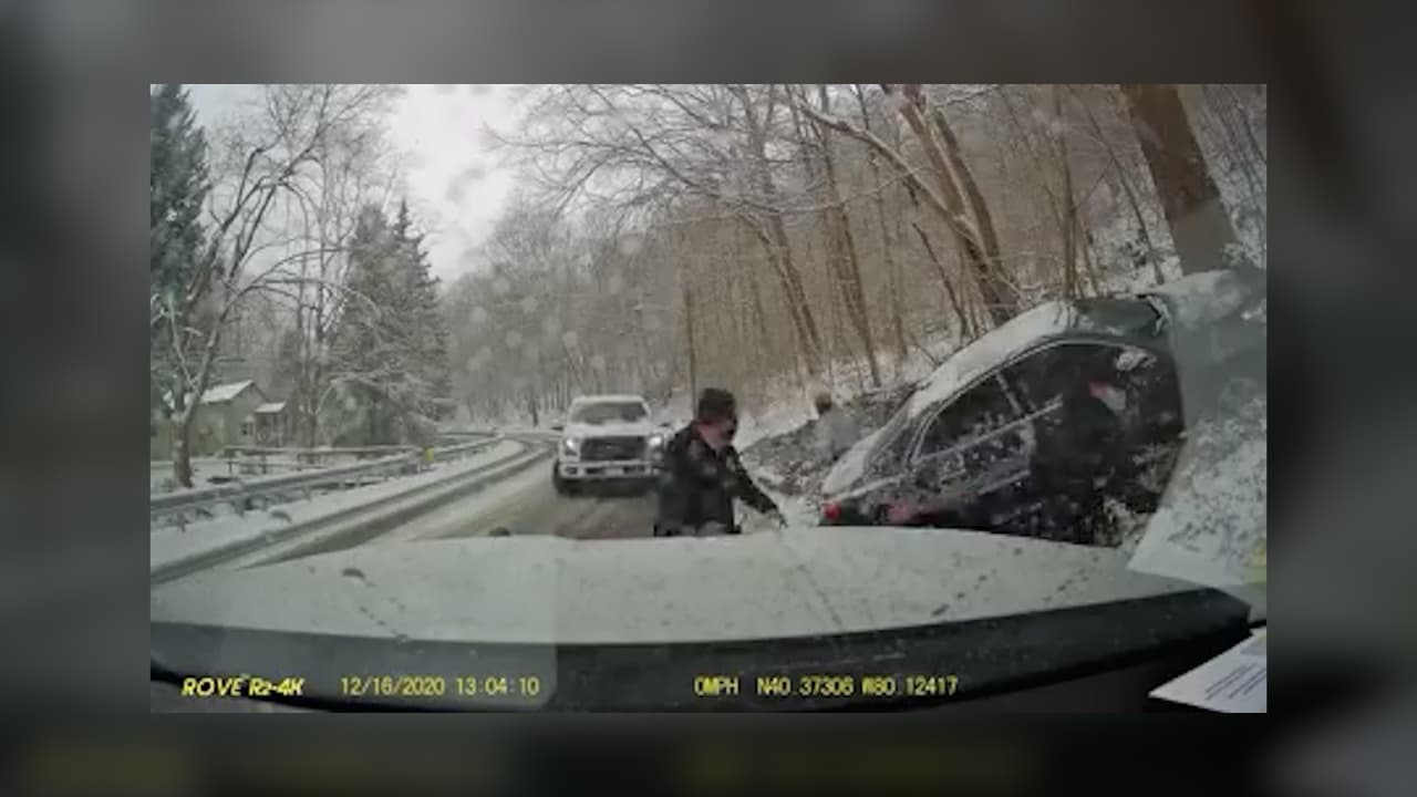 Este es un recordatorio para que disminuya la velocidad y tenga cuidado no solo en este clima.