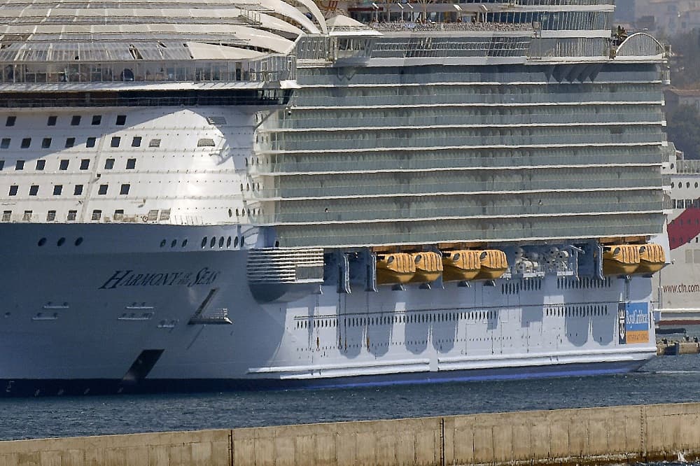 Una imagen de archivo del navío Harmony of the Seas.