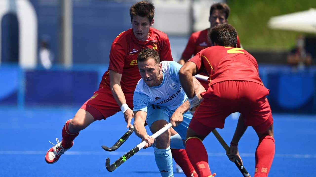 ¡Juego entre Argentina y España terminó en conato de bronca!