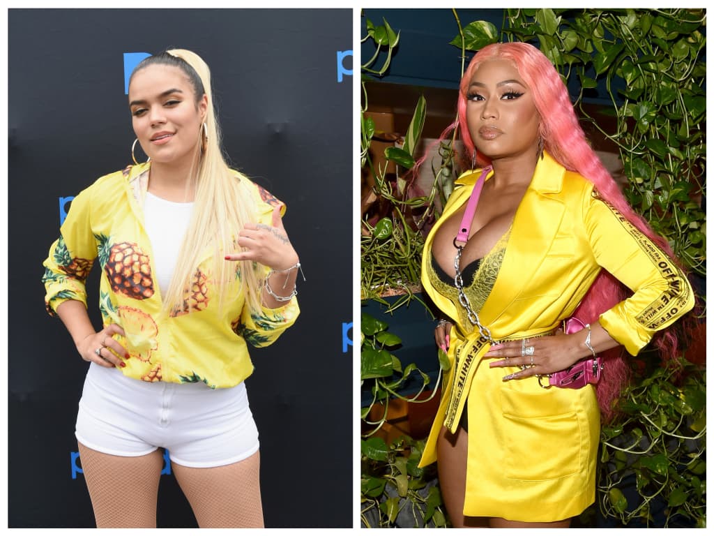 <b><a href="https://www.univision.com/radio/radio-nacional/karol-g-conquista-el-mundo-anglo-con-su-tema-tusa-junto-nicki-minaj-video">‘Tusa’ es el éxito</a></b> que grabaron juntas la reggaetonera
<b>Karol G</b> y la rapera
<b>Nicki Minaj</b>.