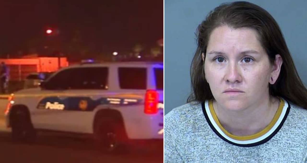 Acusan a una mujer en Arizona de atropellar a su novio y padre de su hijo