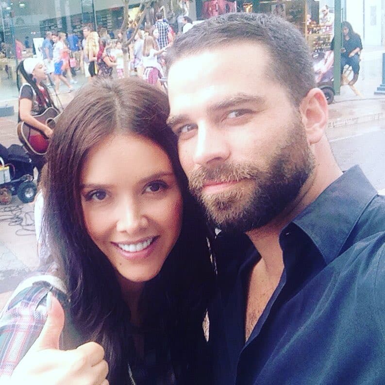 La actriz celebró el cumpleaños número 33 de Alejandro Nones con esta imagen. Fue en 2015 cuando trabajaron juntos en la telenovela 'Pasión y Poder'.