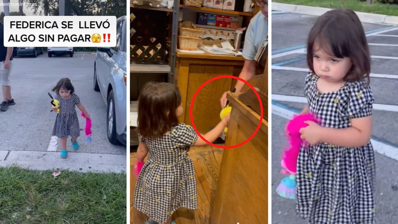 Al final la pequeña terminó enojada, pero su mamá le explicó por qué estuvo mal lo que hizo